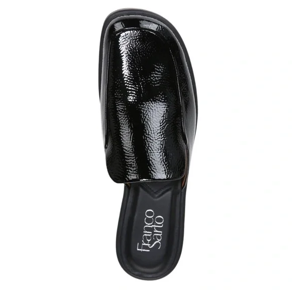 NEW Franco Sarto Black Bocca Slide Mules - Picture 3 of 5